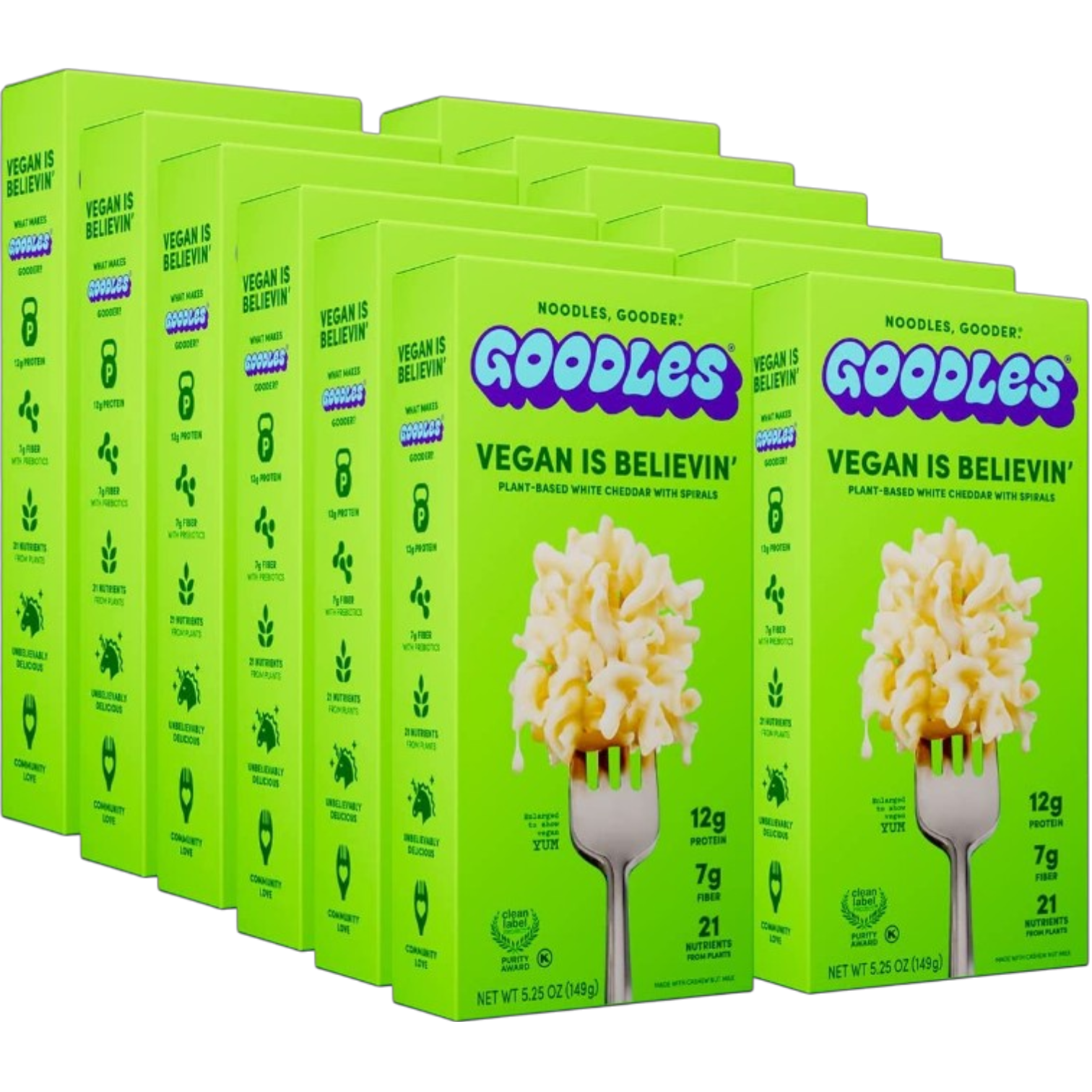 Goodles Vegan Is Believin’ Mac & Cheese 12-Pack
