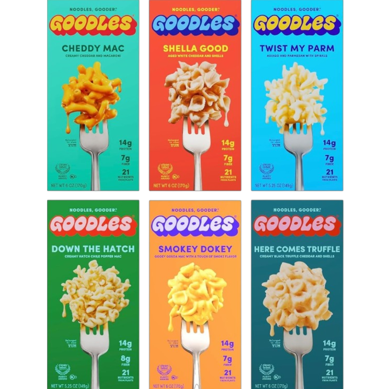 Goodles Mac & Cheese Assortment 6-Pack