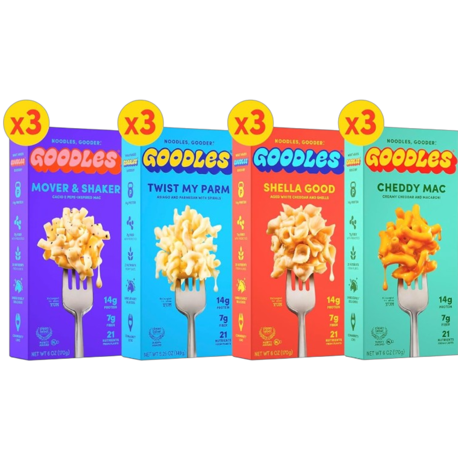 Mac & Cheese Assortment 12 Pack by Goodles