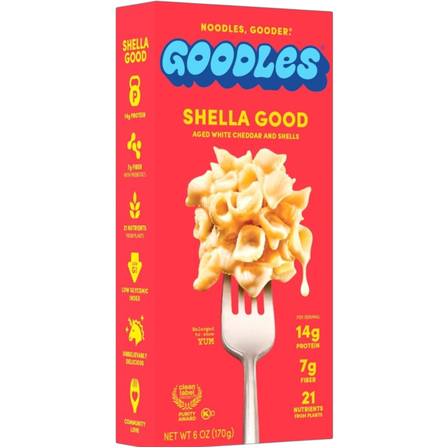 Goodles Shella Good Aged White Cheddar and Shells Pasta